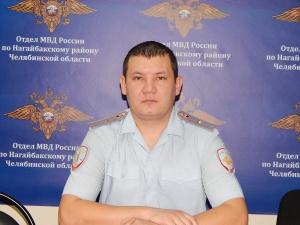 Айдар Даутов, начальник штаба ОМВД России по Нагайбакскому району