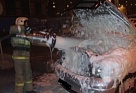 В Нагайбакском районе загорелся автомобиль