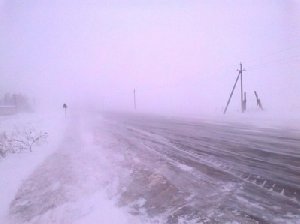В Нагайбакском районе - снова бушует снежная стихия