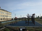 В Нагайбакском районе построена ещё одна воркаут-площадка
