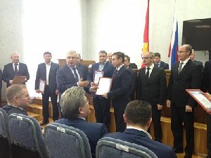 В Законодательном Собрании чествовали активистов прошедших выборов