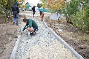 В Нагайбакском районе обновили сквер пограничников 