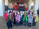 В Нагайбакском районе дошкольникам показали работу пожарных