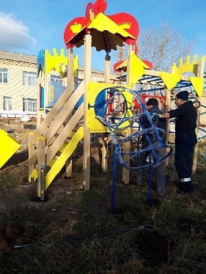 Ещё две детские площадки будут установлены в Нагайбакском районе