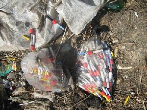 Кровь на свалке - ведётся расследование