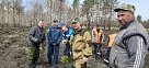 Посадили деревца в Сад памяти