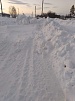 А как у вас в посёлке чистят снег?