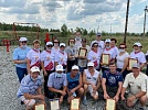 В Нагайбакском районе открыли тренажёрную площадку