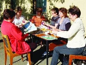 Чай у библиотеки