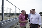 Губернатор осмотрел строительство газопровода и ремонт дорог