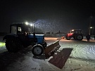Новая техника вышла на очистку дорог