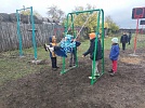 Горки и качели для астафьевских ребятишек