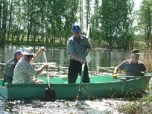 Пляж очищен от мусора