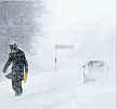 В Нагайбакском районе сильный буран 