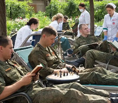 Бойцы могут восстановить здоровье в санаториях 