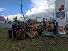 В Нагайбакском районе установлен символический пограничный столб