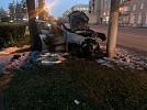Житель Нагайбакского района врезался в столб в Магнитогорске