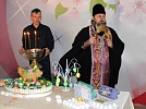Пасхальную продукцию освятили