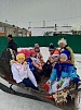 Угостили детишек блинами и прокатили по селу